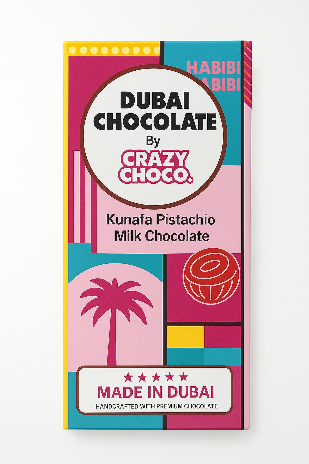 Amazon.com: Dubai Chocolate by Crazy Choco, Premium Handcrafted